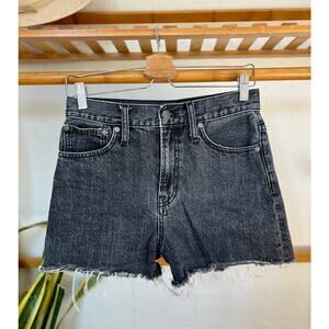 Madewell The Perfect Jean Short Faded Black